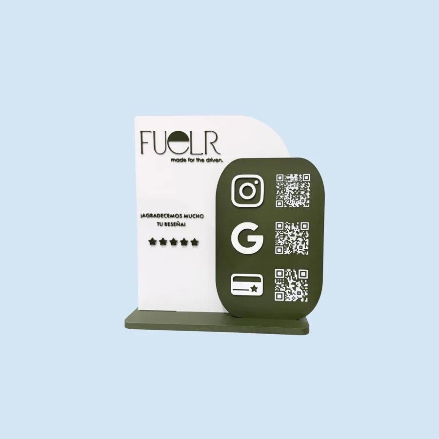 Displays personalizados con tu logo